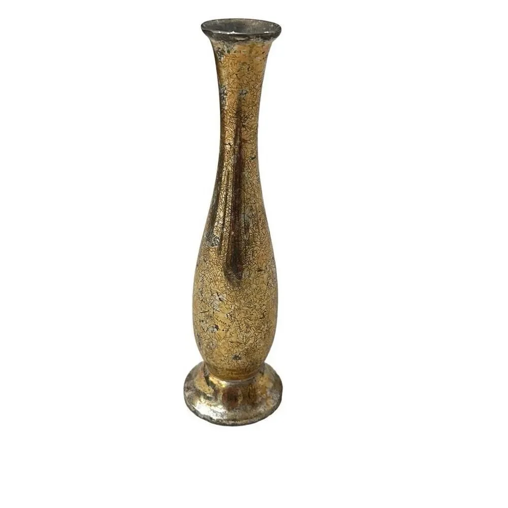 Vintage Silverplate Single Flower/Stem Bud Flute Vase 6-1/4